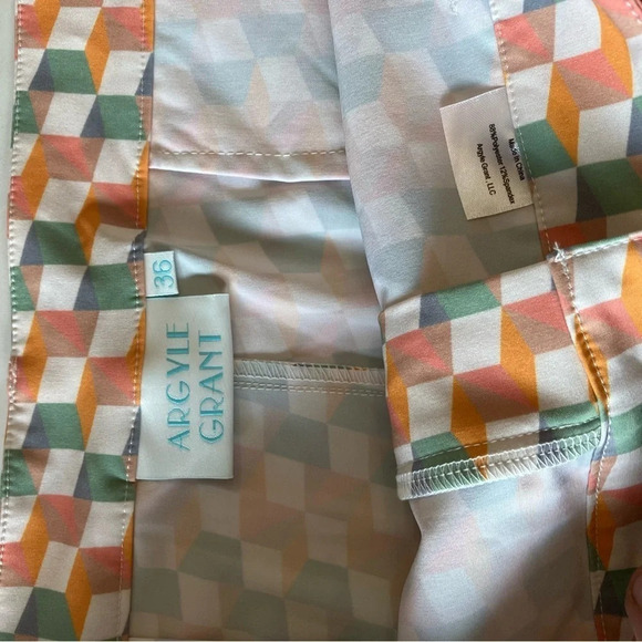 Argyle Grant Beach to Brunch Swim Shorts 36 - Picture 4 of 8